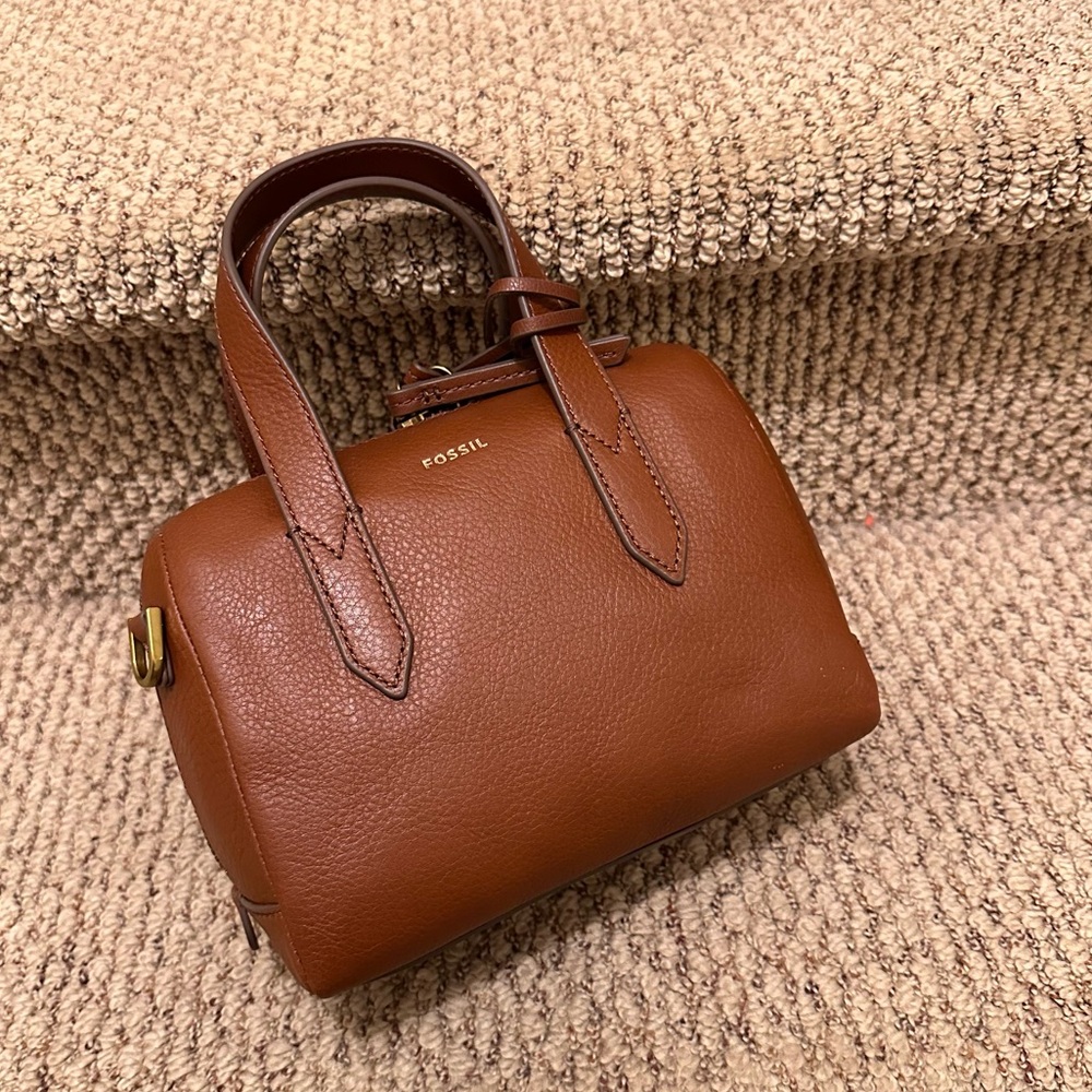 NWT Sydney Mini Satchel Brown Crossbody SHB3117210 KH